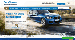 Desktop Screenshot of carsshop.cz
