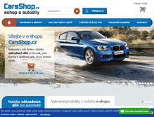 Tablet Screenshot of carsshop.cz